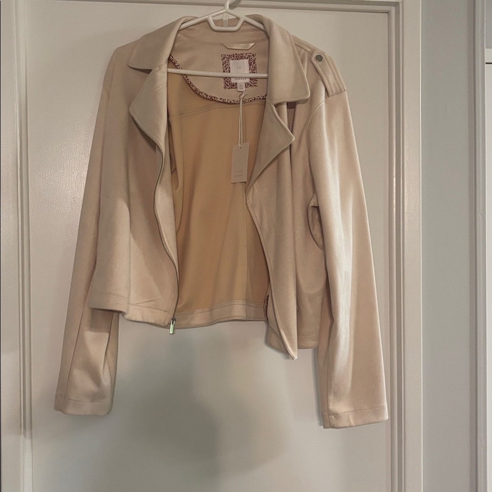 LC Lauren Conrad Soft Cream Jacket